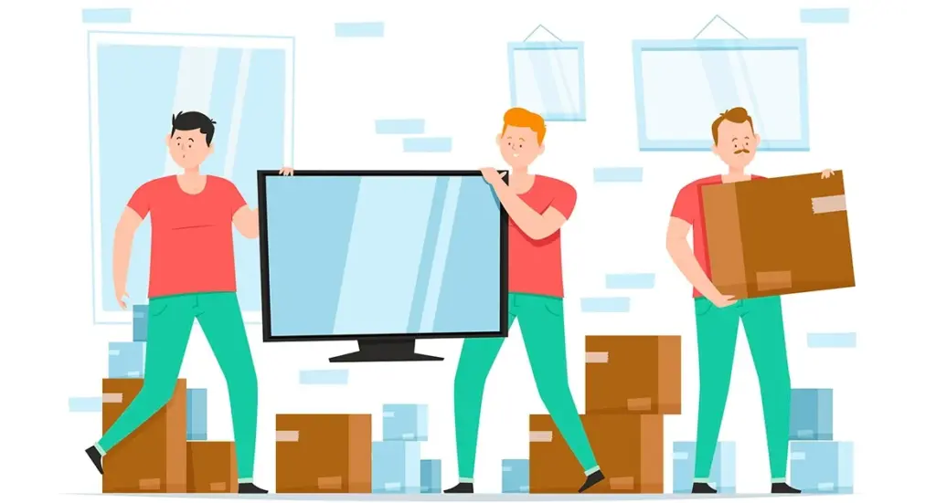 How to pack a TV for moving