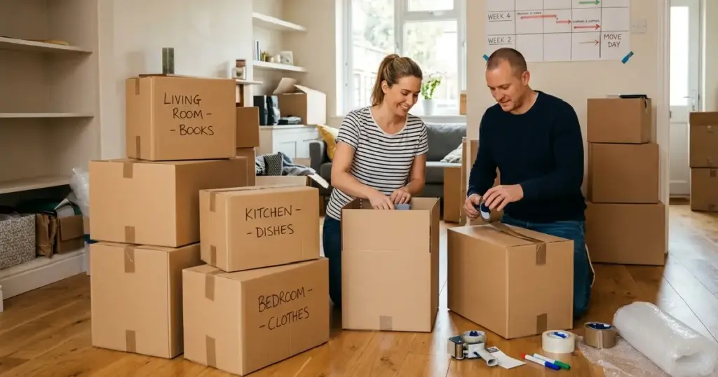 The 8-Week Moving House Timeline That Makes Moving Stress-Free